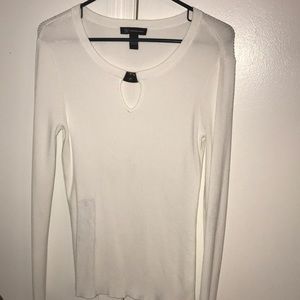 INC long sleeve ribbed sweater
